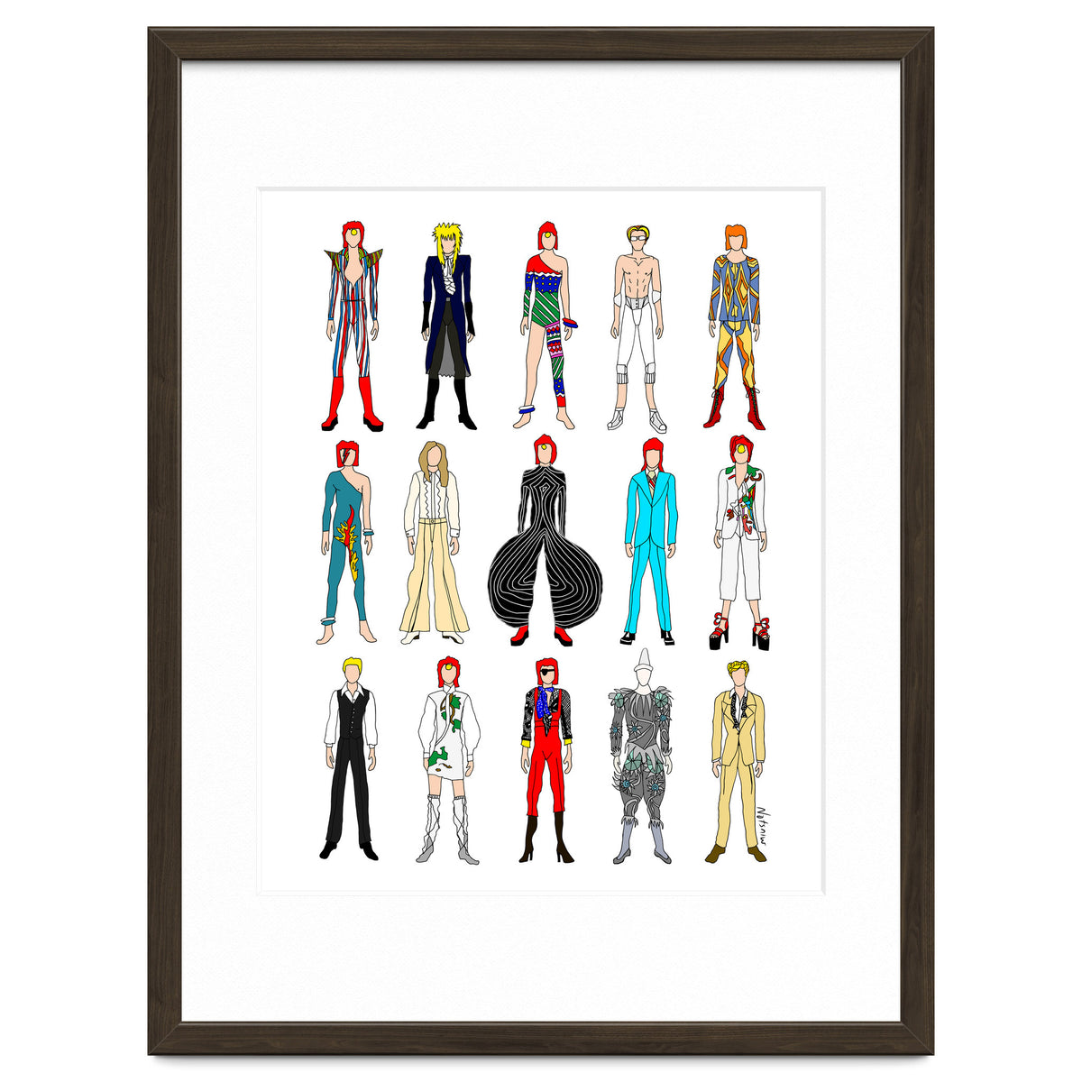 Outfits of Bowie Fashion