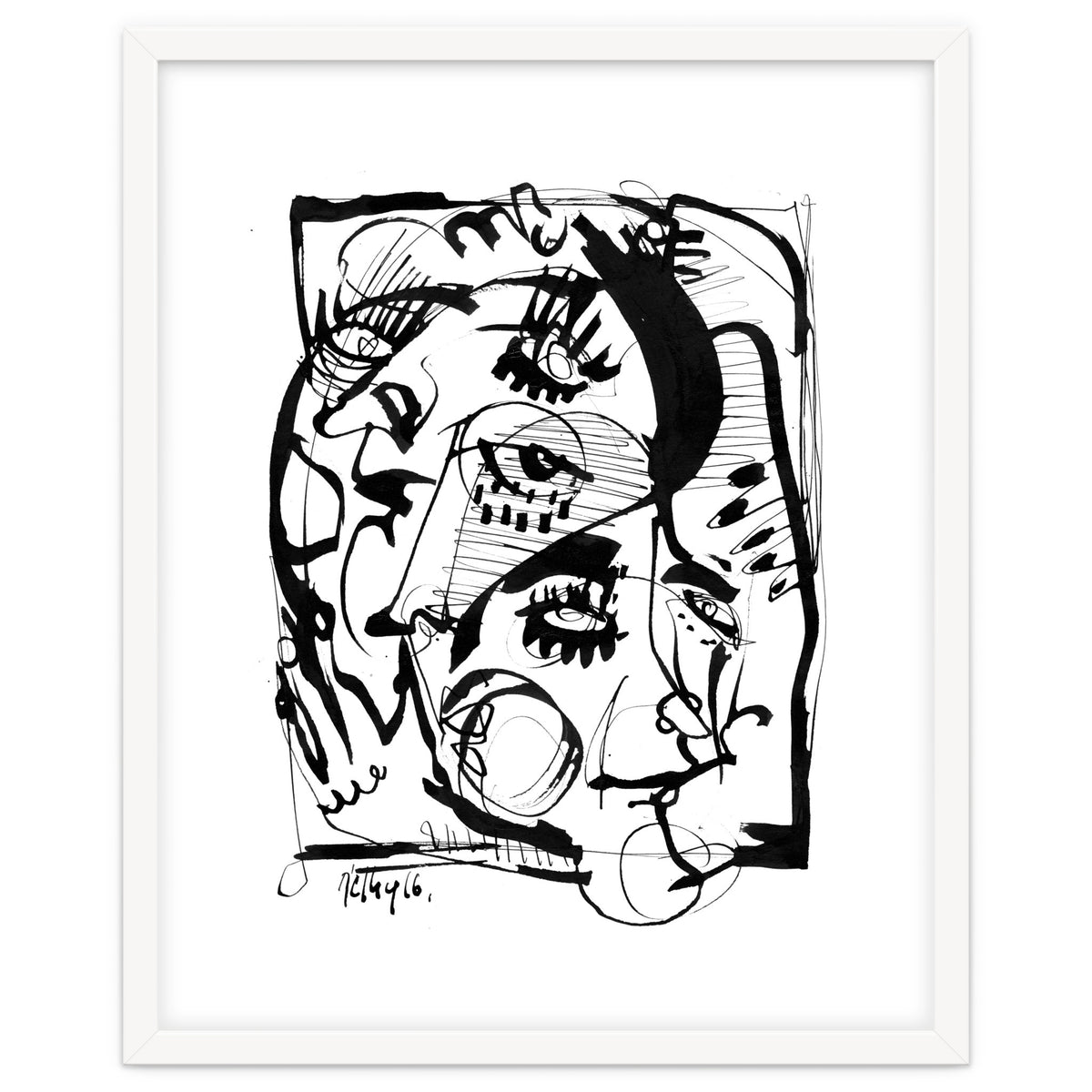 The Pretty People - b&w