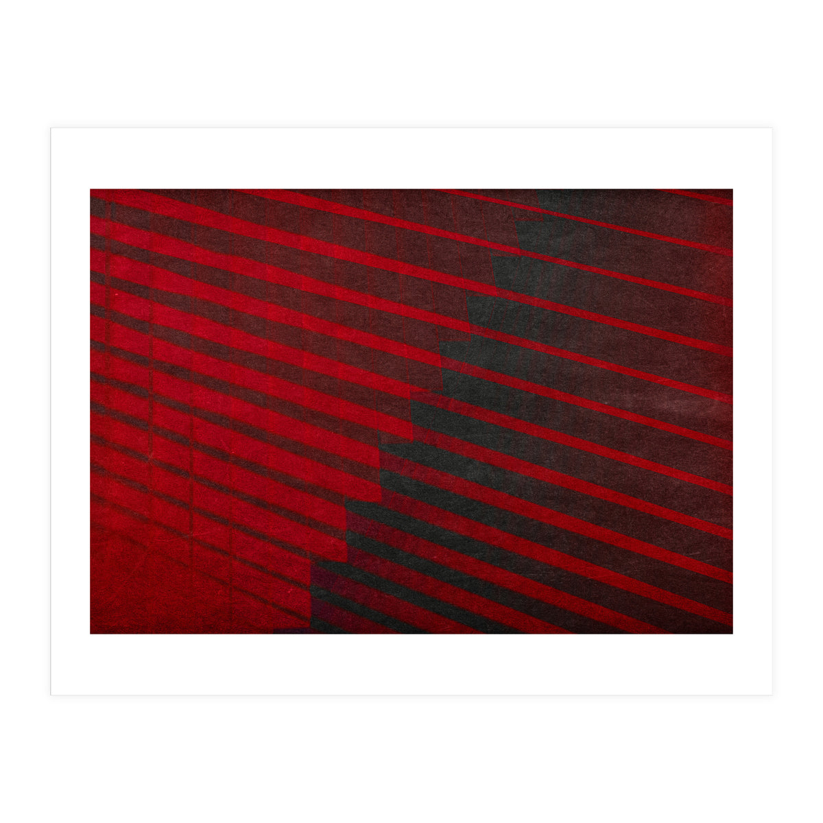 Rojo Y Gris 1 (Print Only)