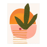 Desert Sunset With Cactus And Cherry (Print Only) thumbnail