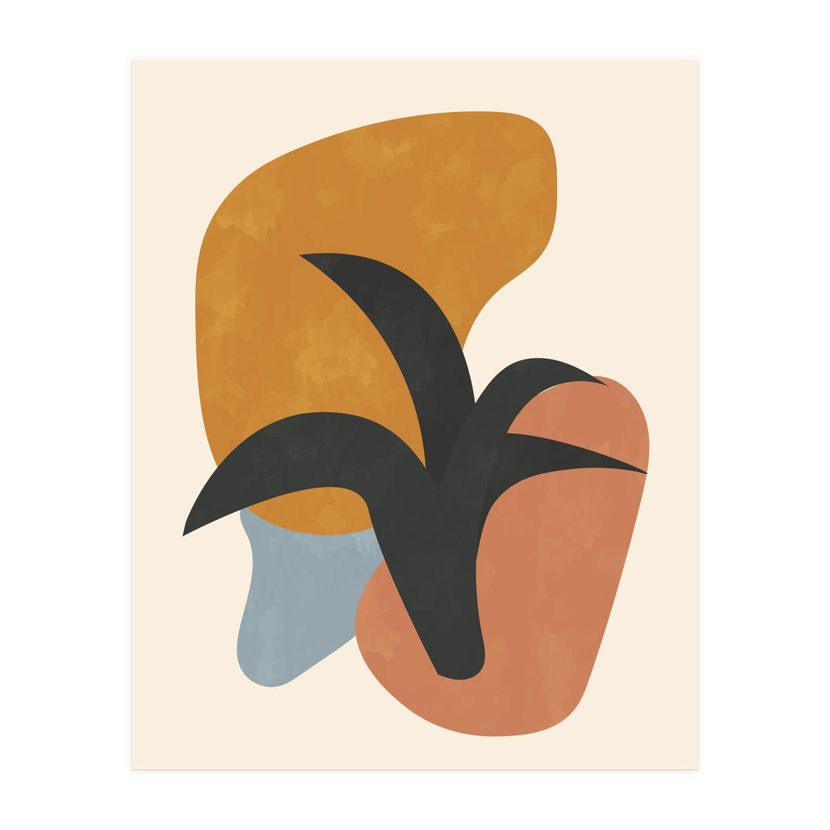 Abstract Boho Plant (Print Only)