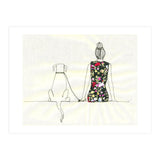 Girl And Dog Print (Print Only) thumbnail