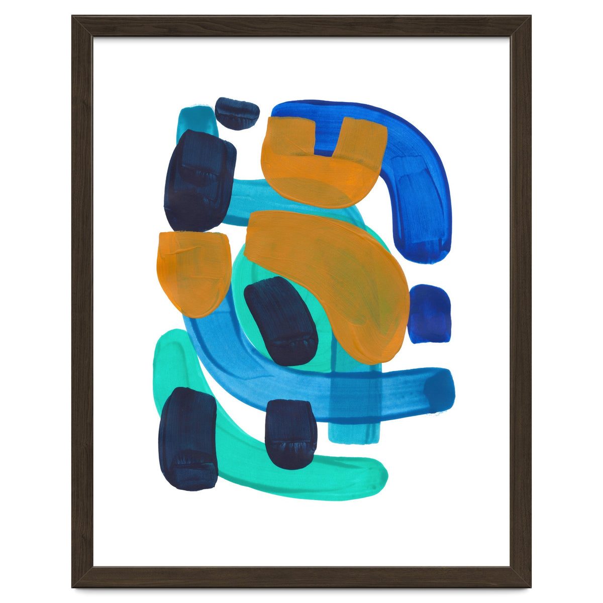 Marine Shapes Yellow Accent