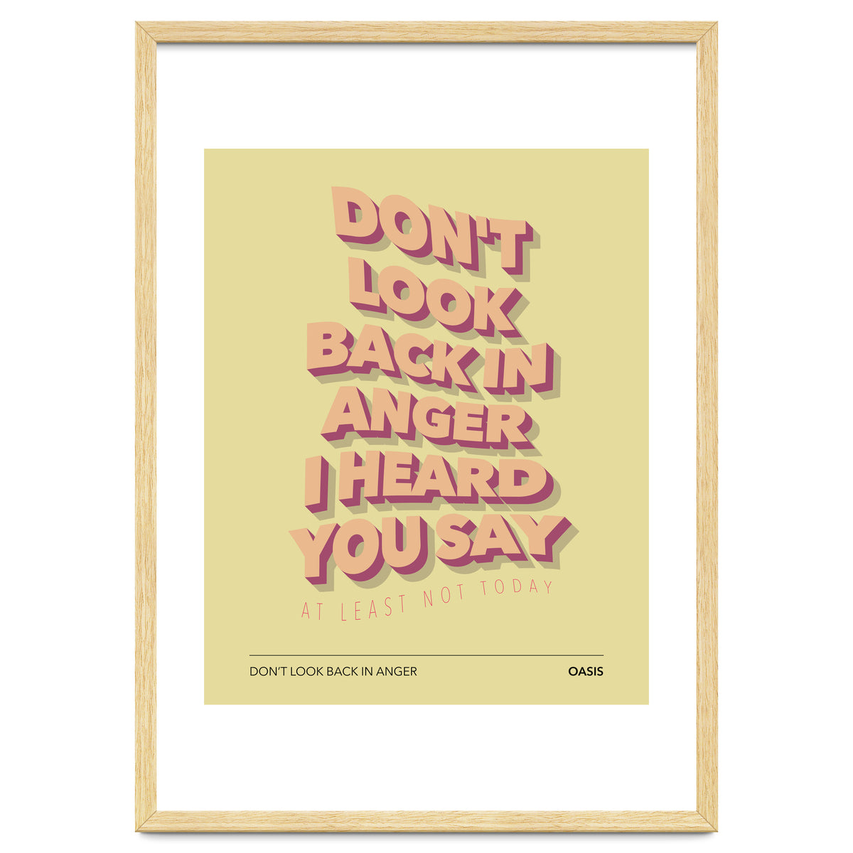 Oasis - Don't Look Back In Anger