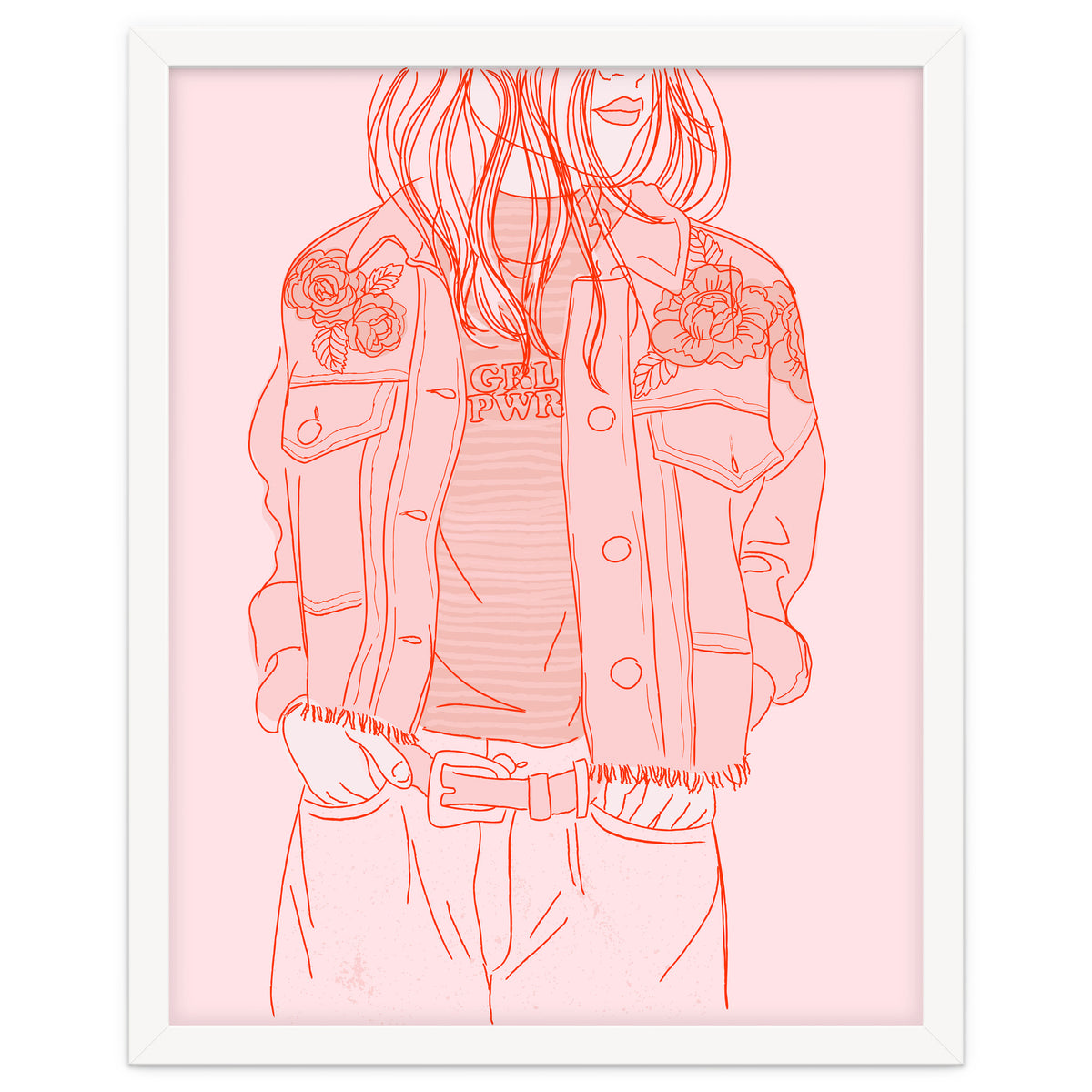 Pink Jeans Jacket