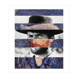Van Gogh's Self Portrait & Clint Eastwood (Print Only) thumbnail