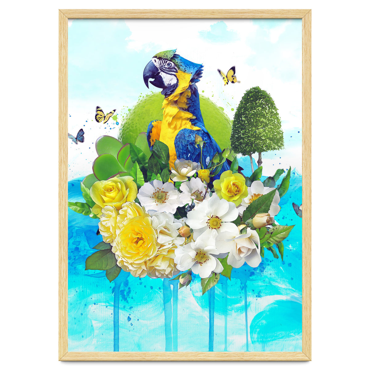 Floral Parrot
