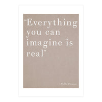Everything You Can Imagine By Picasso (Print Only)