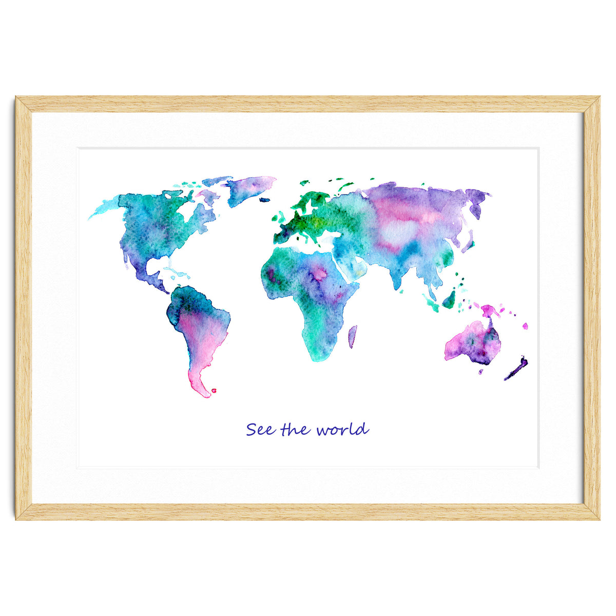 See the world || watercolor