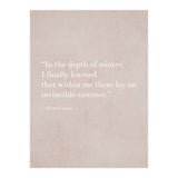An Invincible Summer By Camus (Print Only) thumbnail