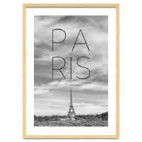 PARIS Eiffel Tower | Text & Skyline