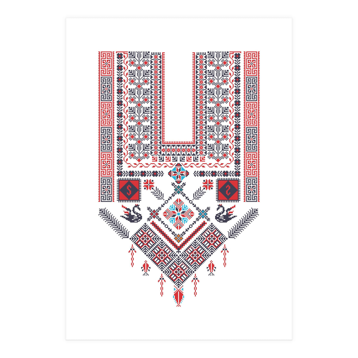 Tatreez Ornament 9 (Print Only)