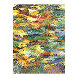 Autumn Forest, Nature Jungle Painting, Botanical Plants Abstract Illustration, Contemporary Modern Boho (Print Only) thumbnail