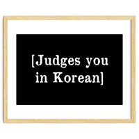 Judges You In Korean