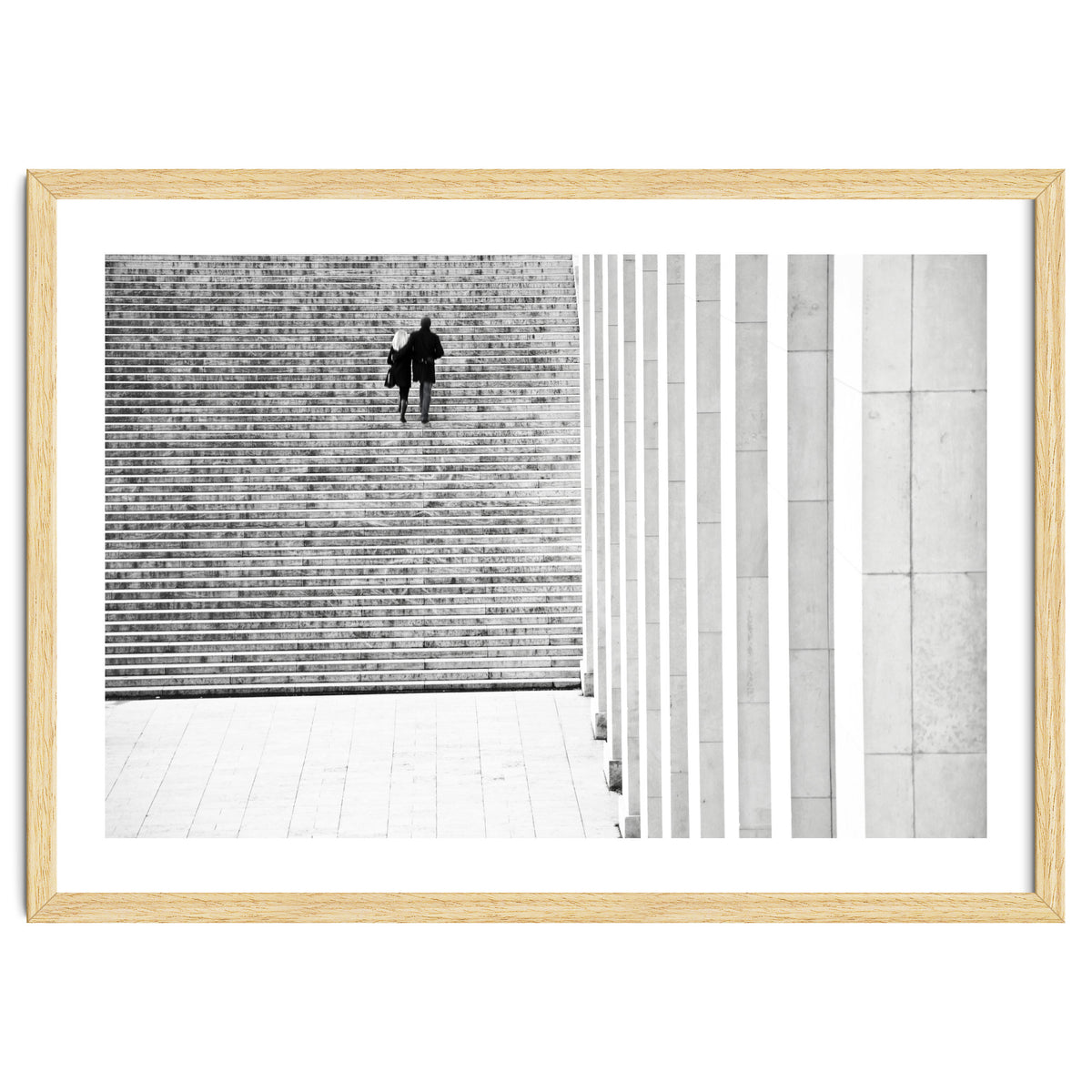 Couple On Stairs, Paris