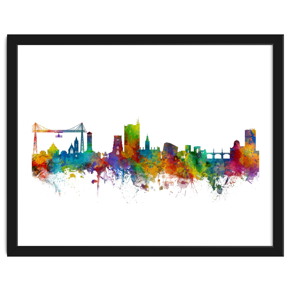 Newport Wales Skyline