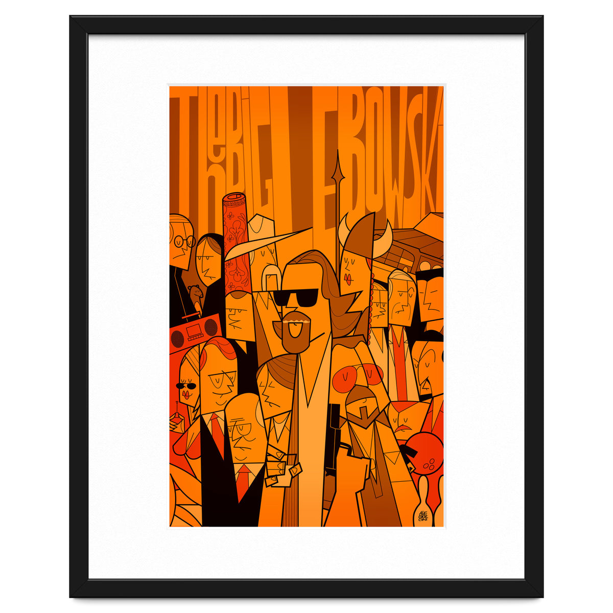 The Big Lebowski Alternative Movie Poster