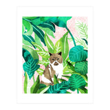 Tropical Glam Cat (Print Only) thumbnail