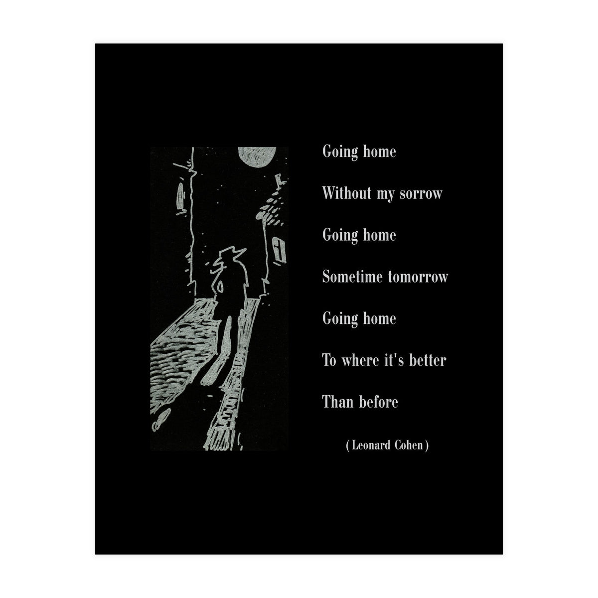 Going Home - Tribute to Leonard Cohen (Print Only)