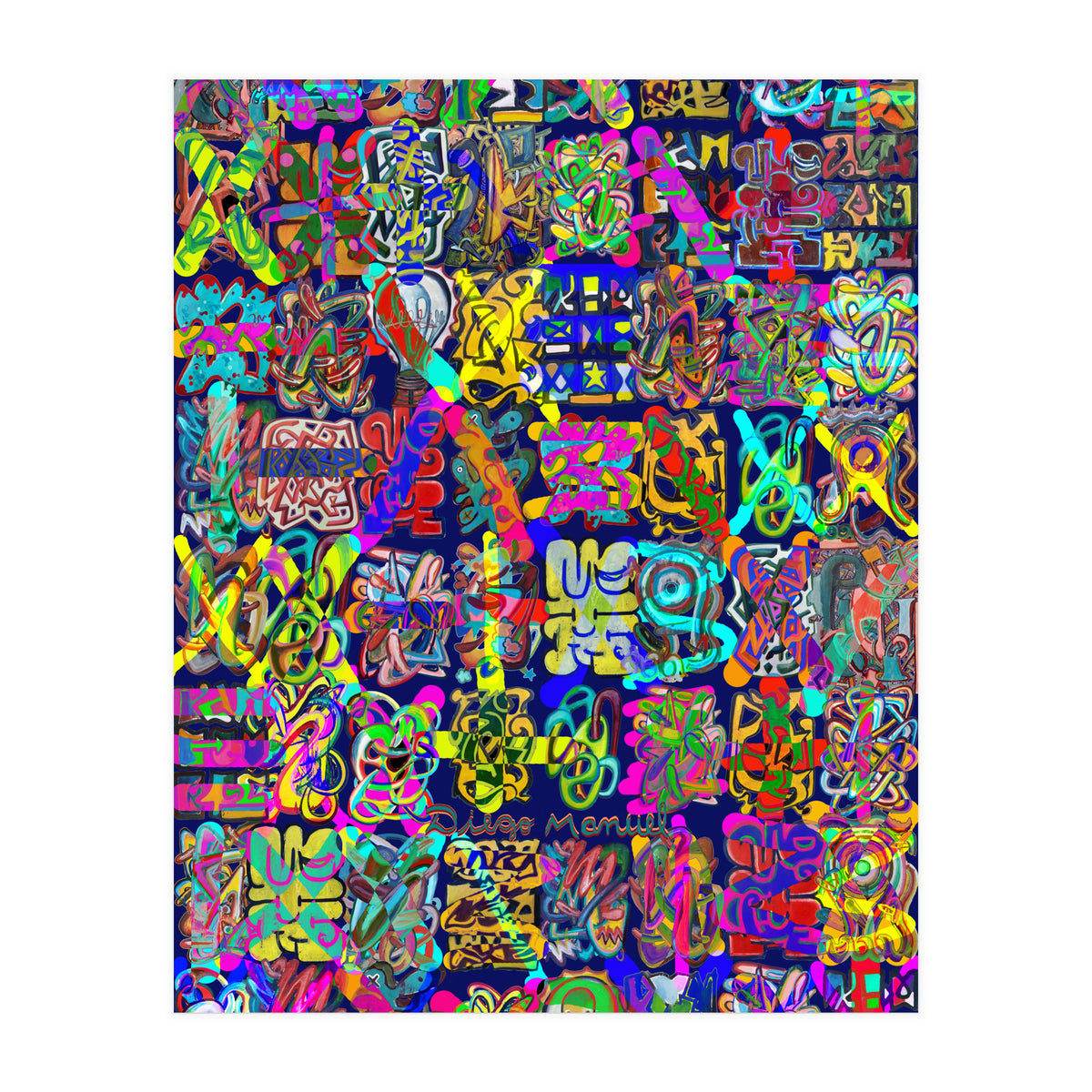 Graffitis 2021 Tapiz 108 (Print Only)