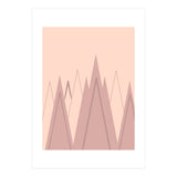 Pink mountains  (Print Only) thumbnail