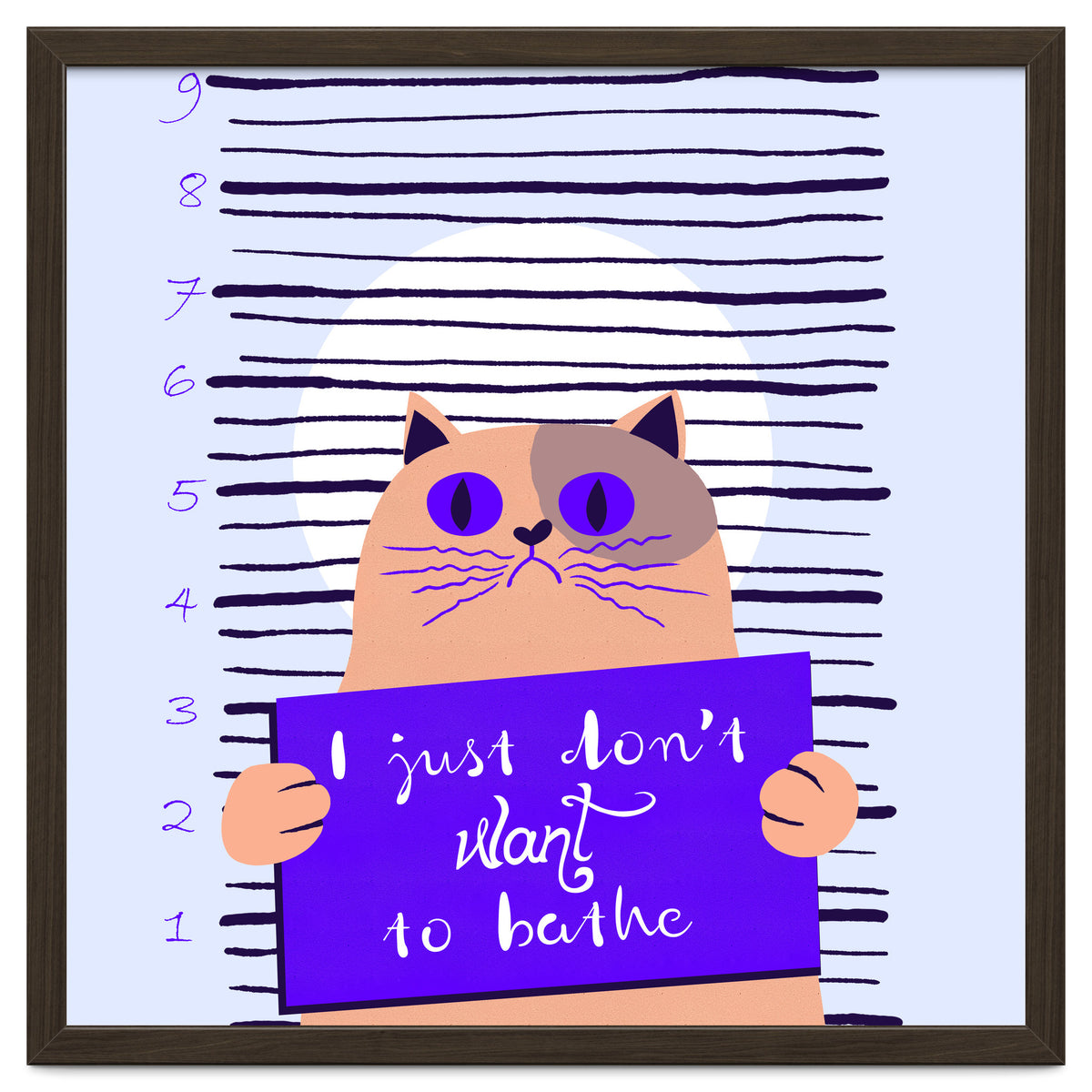 I just don't want to bathe