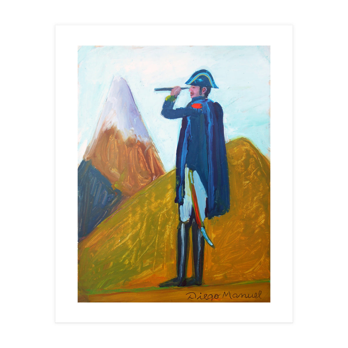 San Martin Cruzando Los Andes 3b (Print Only)