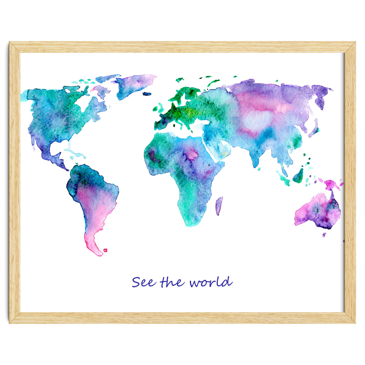 See the world || watercolor