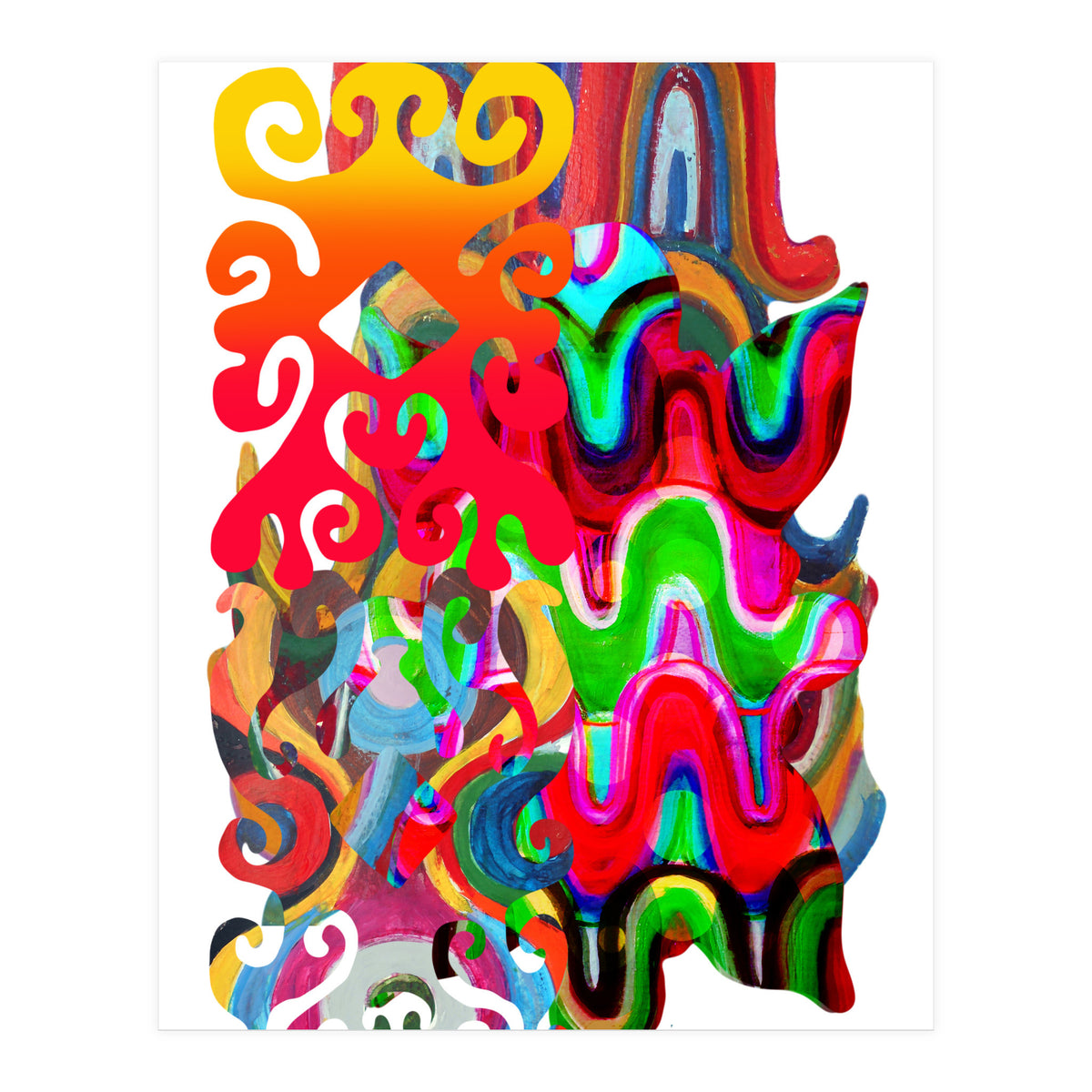 Pop Abstract Asimetrico 13 Copia (Print Only)