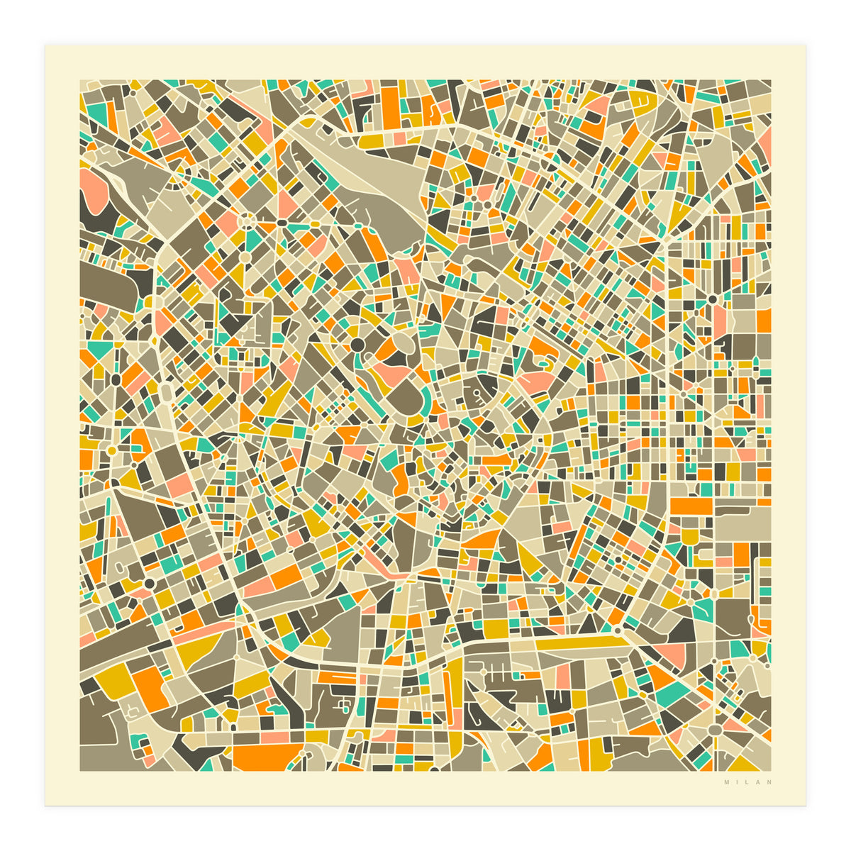 MILAN MAP (Print Only)