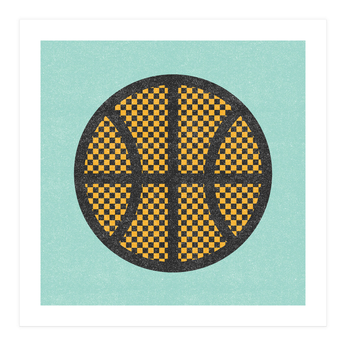 Op Art Basketball (Print Only)