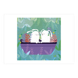 Rabbits in love (Print Only) thumbnail