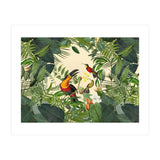 Green Jungle Toucans 2 (Print Only) thumbnail