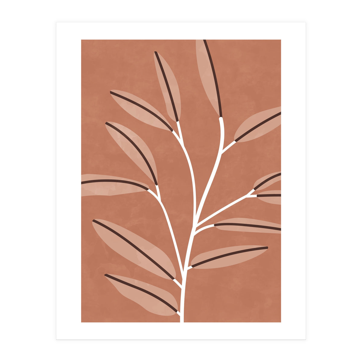 Mid Century Modern Plant (Print Only)