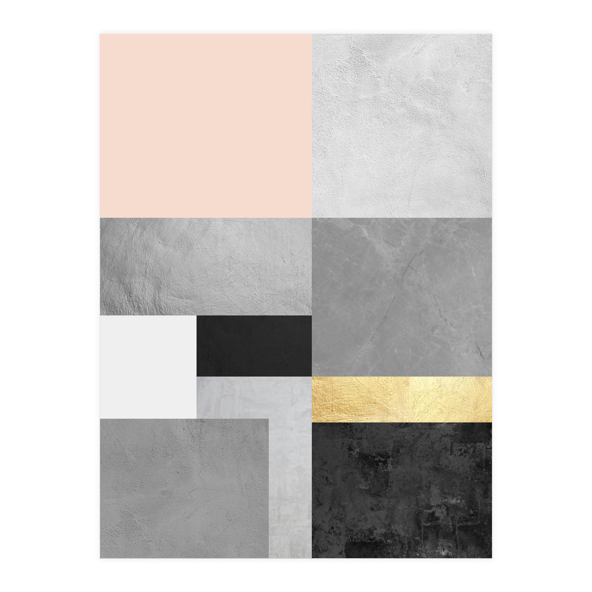 Geometric and golden I (Print Only)