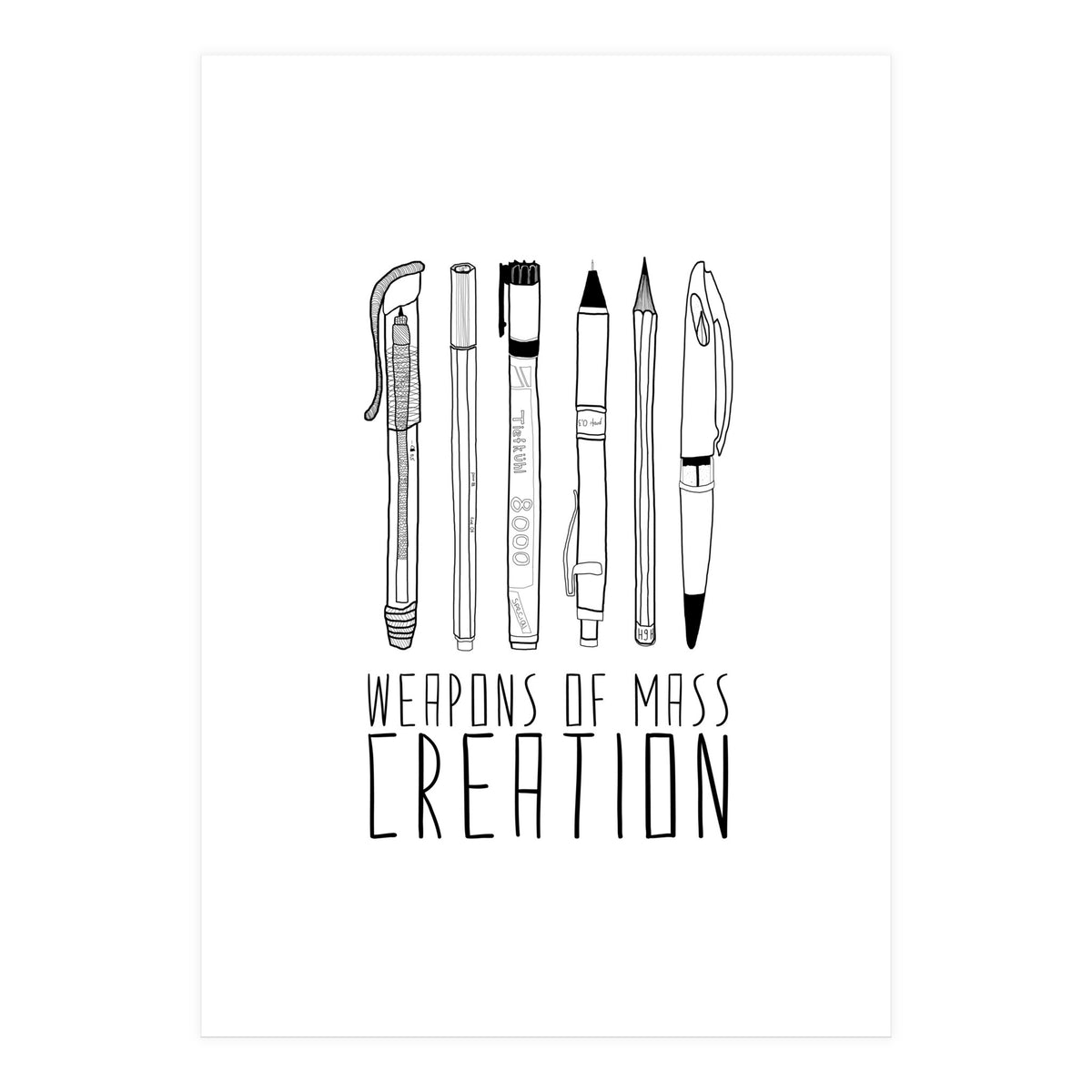 Weapons Of Mass Creation (Print Only)