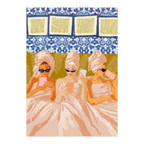 Ladies-Only Club | Girl Talk Slumber Party BFF | Bohemian Feminism Independent Moroccan Women (Print Only) thumbnail
