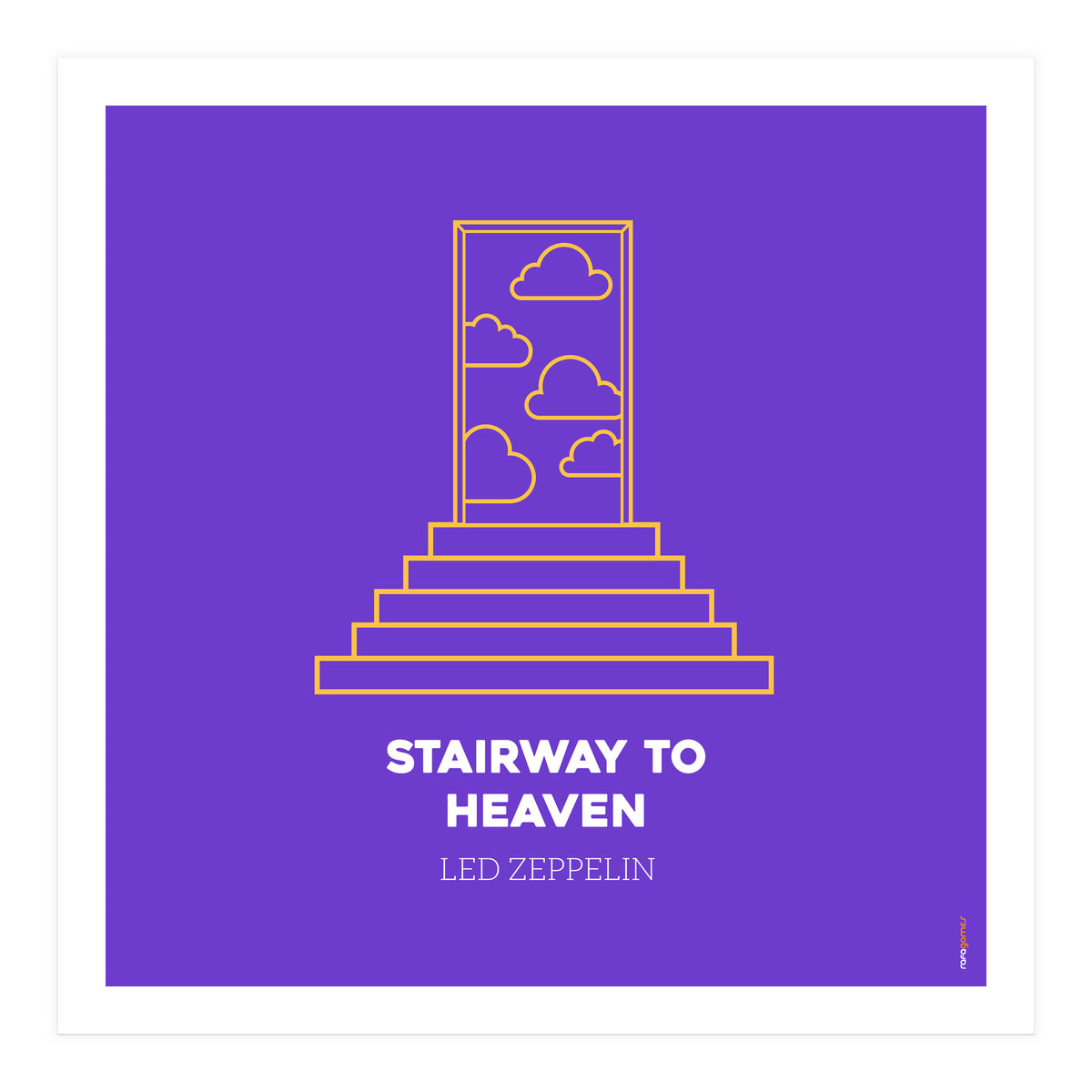 Led Zeppelin Stairway To Heaven (Print Only)