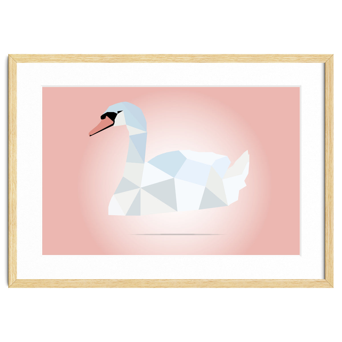 Swan Low Poly Art