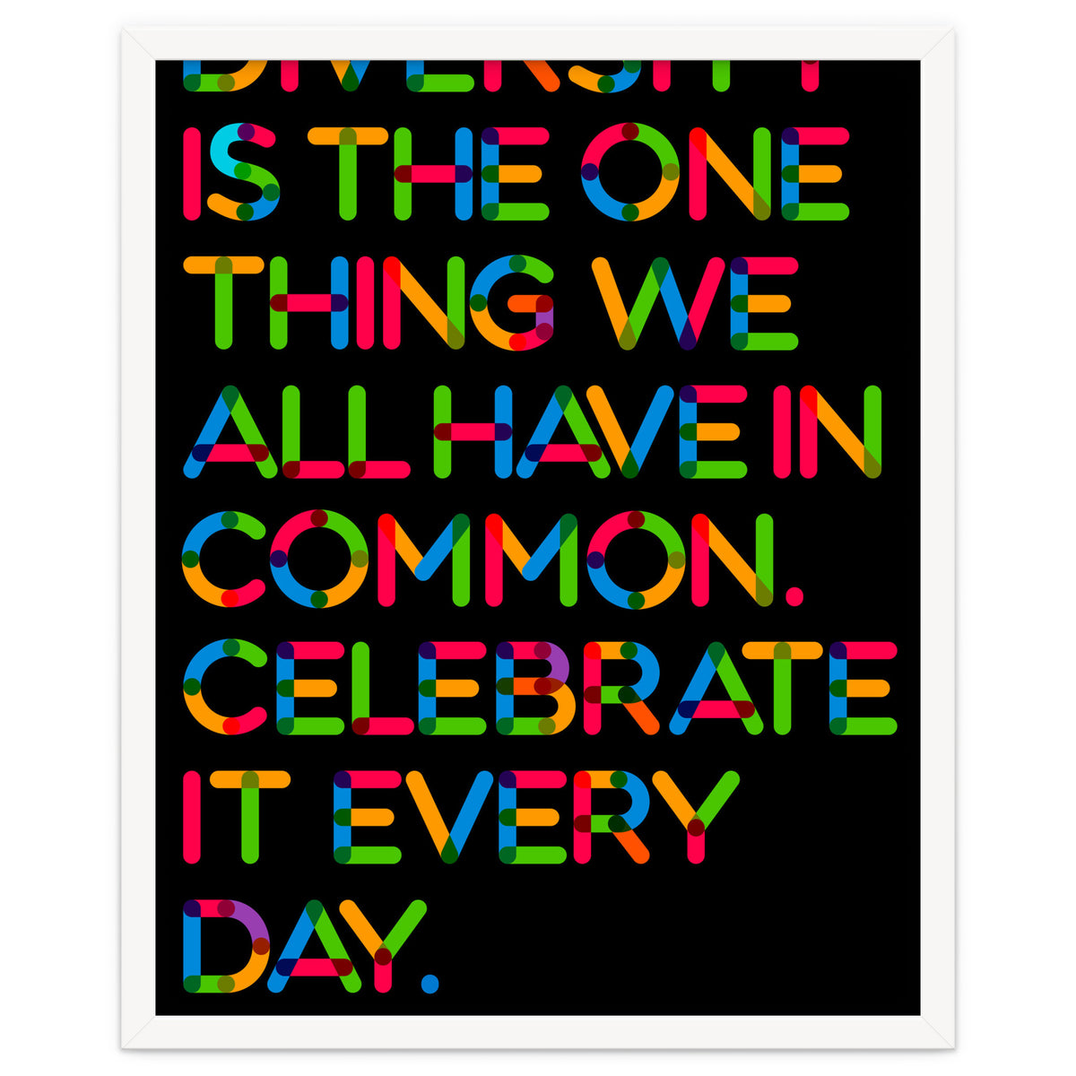 DIVERSITY (black Version)