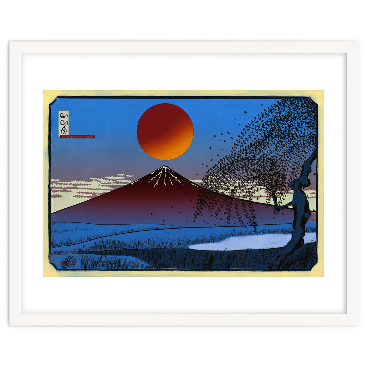 Mayon Volcano Ukiyo-e