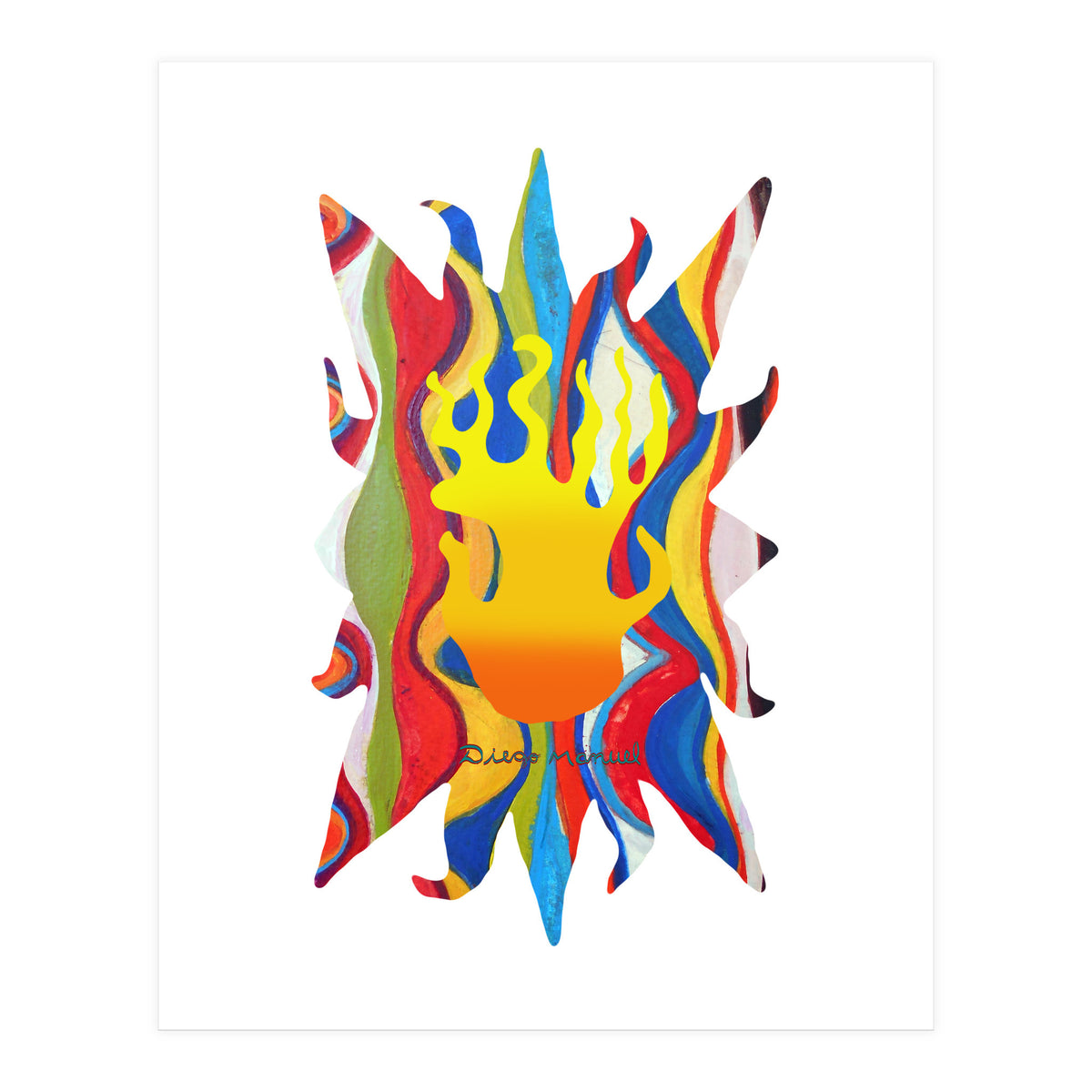 Fuego 10 Copia (Print Only)
