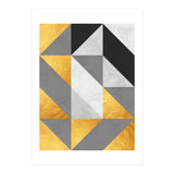 Gray and Gold Composition IV (Print Only) thumbnail