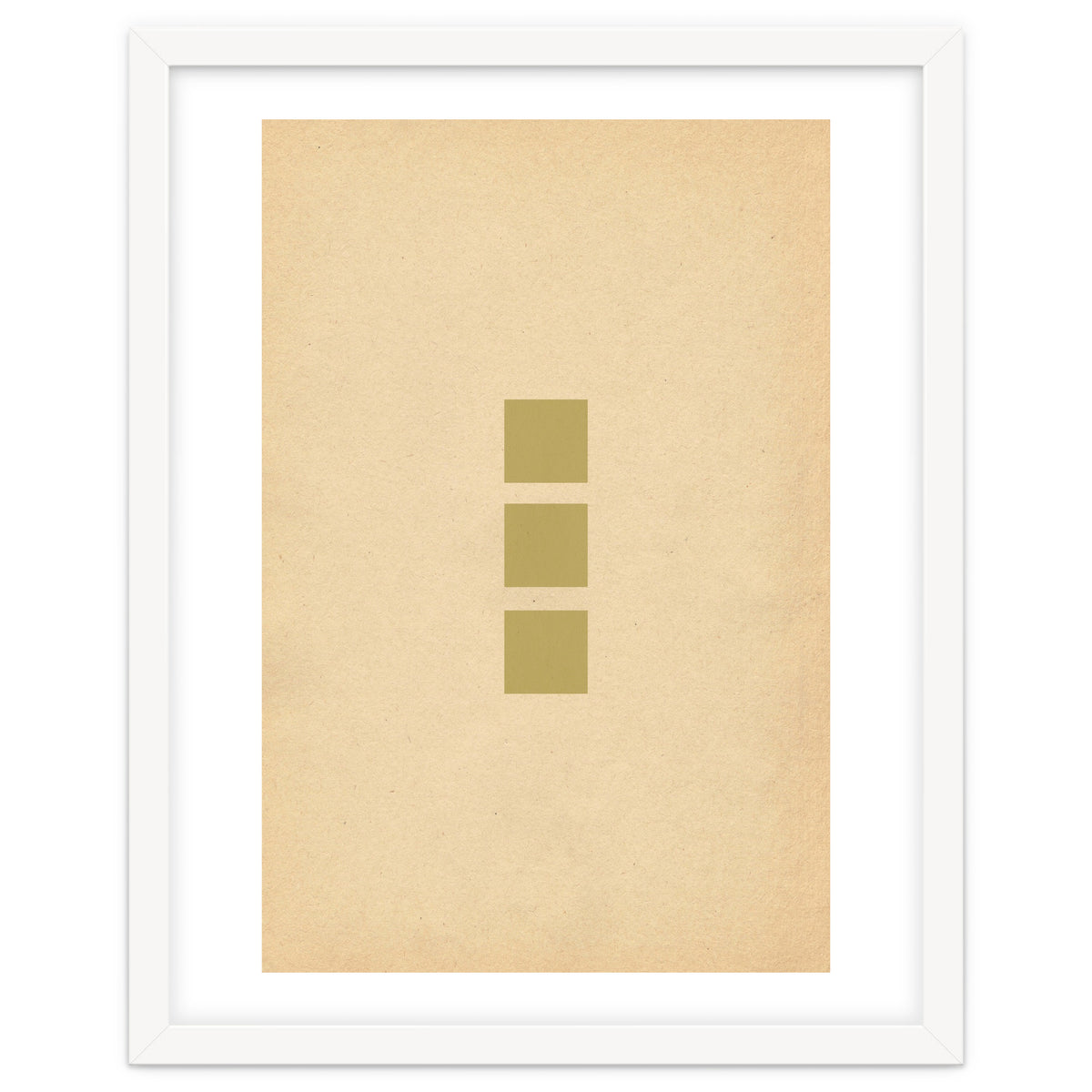 Minimalist green squares