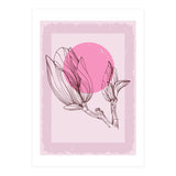 Magnolia Neutral Abstract Botanical (Print Only) thumbnail
