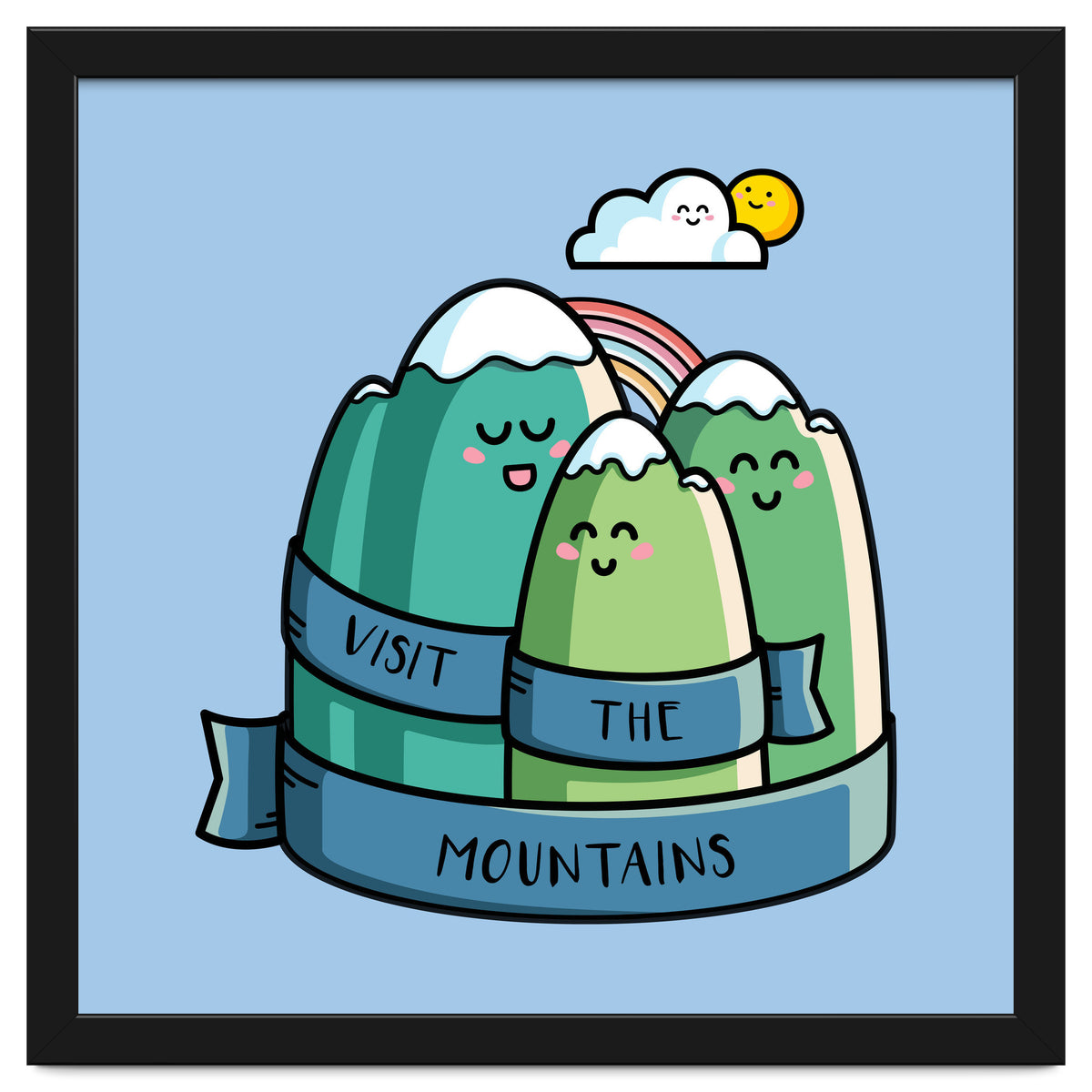 Kawaii Cute Visit the mountains