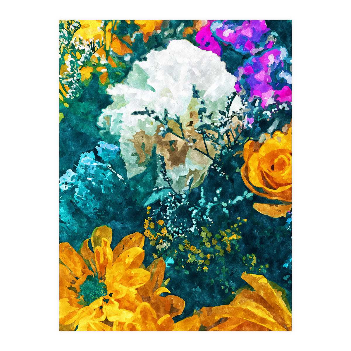 Dark & Floral (Print Only)
