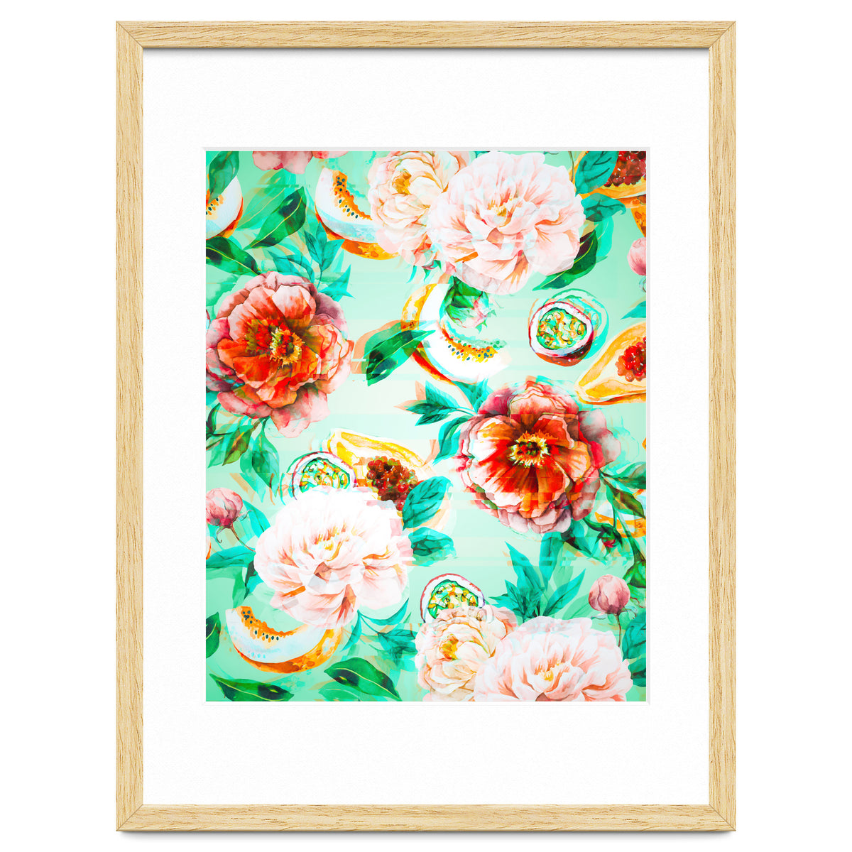 Tropical flowery fruit glitch