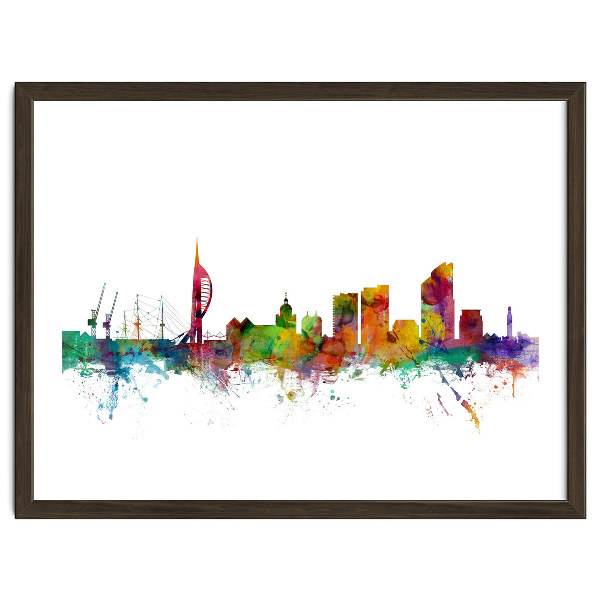 Portsmouth England Skyline