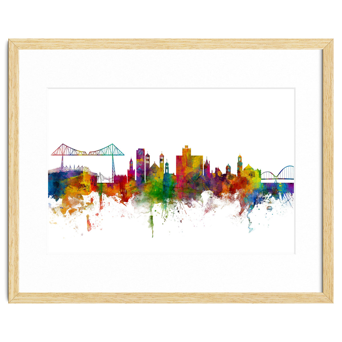 Middlesbrough England Skyline